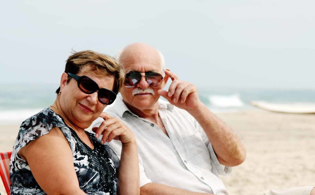 playa para los adultos mayores